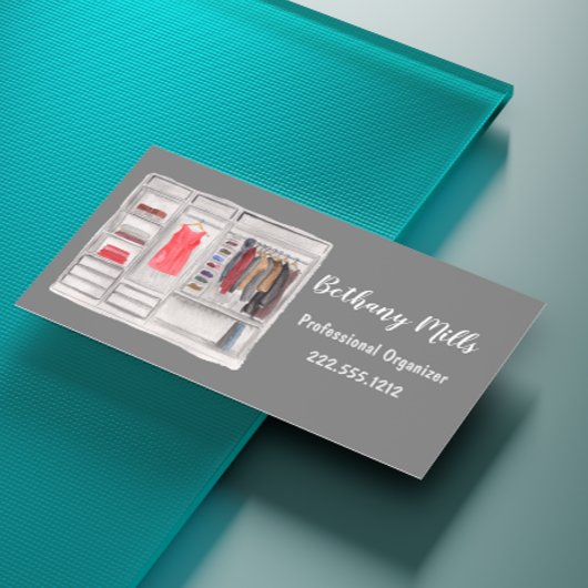 Waterverf Professional Home Organizer Magnetisch Visitekaartje