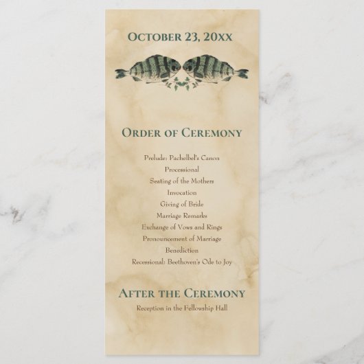  Waterverf - programma voor het uitzenden van vis (Achterkant)