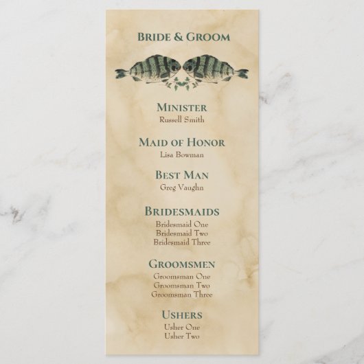 Waterverf - programma voor het uitzenden van vis (Voorkant)