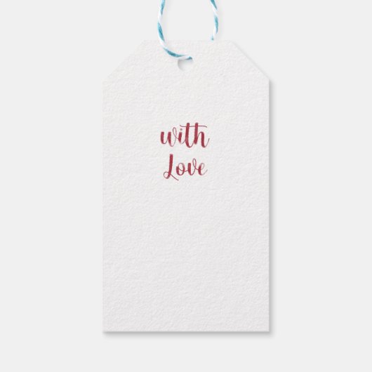 Waterverf Protea Cadeaulabel (Achterkant)