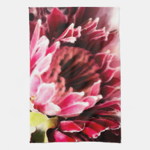 Waterverf Protea Sluiten keukenhanddoek 16 x 24 in