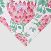 Waterverf Protea Tissuepapier (Detail)