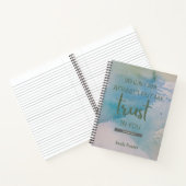 Waterverf Psalm 56:3 Notitieboek (Binnen)