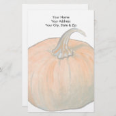 Waterverf Pumpkin Briefpapier (Voorkant / Achterkant)