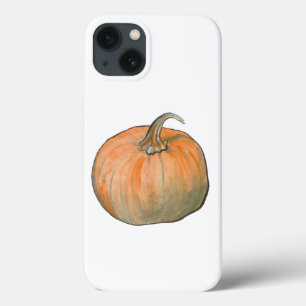 Waterverf Pumpkin iPhone 13 Hoesje