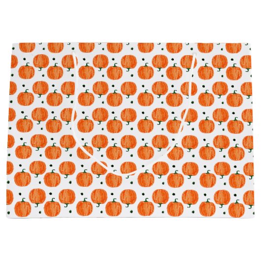 Waterverf Pumpkin Groot Cadeauzakje (Voorkant)