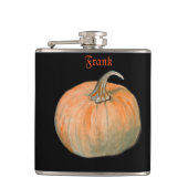 Waterverf Pumpkin Heupfles (Voorkant)
