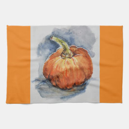Waterverf pumpkin Kitchen Towels Theedoek