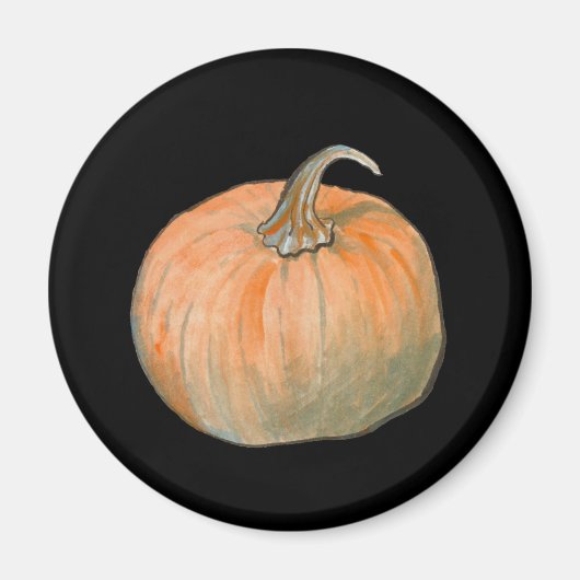 Waterverf Pumpkin Magneet (Voorkant)