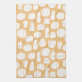 Waterverf Pumpkin Patch Kitchen Towel Theedoek (Verticaal)