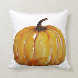 Waterverf Pumpkin Sierkussen