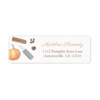 Waterverf Pumpkin Spice Recipe Return Address
