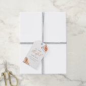 Waterverf Pumpkin Thanksgiving Dinner Cadeaulabel (Met Touw)