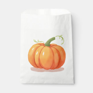 Waterverf Pumpkin Treat Bag Bedankzakje