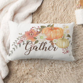Waterverf Pumpkins Floral Family Name Gather Herfs Kussen