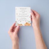 Waterverf Pumpkins Wedding Flyer (Hand)