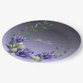 Waterverf Purple Flowers Paper Bord (Gekanteld)