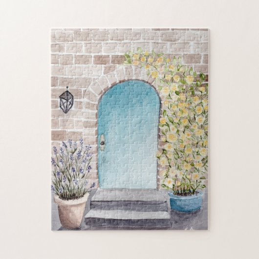 Waterverf puzzel legpuzzel (Verticaal)