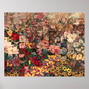 waterverf quilt design poster