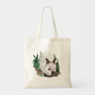 Waterverf Rabbit Woodland Cute Bunny Tote Bag