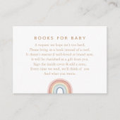 Waterverf Rainbow Baby Book Request Informatiekaartje (Voorkant)