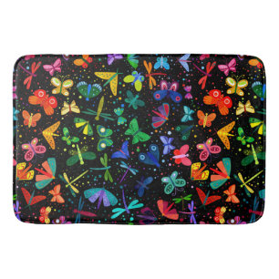 Waterverf Rainbow Butterflies Kinder Pattern Badmat