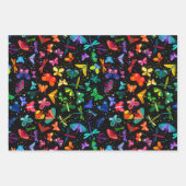 Waterverf Rainbow Butterflies Kinder Pattern Inpakpapier Vel (Voorkant 2)