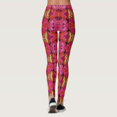 Waterverf Rainbow Colors Mandala Leggings (Achterkant)