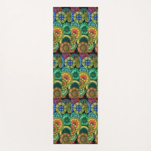 Waterverf Rainbow Colors Mandala Yogamat