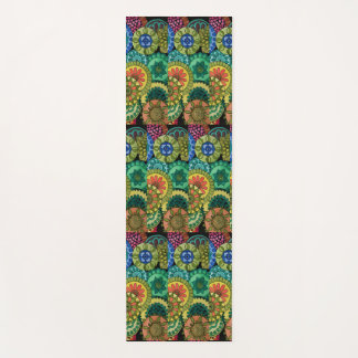 Waterverf Rainbow Colors Mandala Yogamat