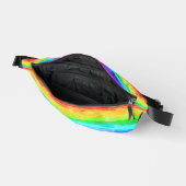 Waterverf Rainbow Design Fanny Pack Bag Heuptasje (Open)