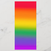 Waterverf Rainbow Gay Pride Menu (Achterkant)