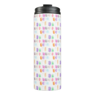 Waterverf Rainbow Hand Painted Strokes Party Thermosbeker