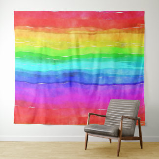 Waterverf Rainbow LGBT Pride Banner Tapestry Wandkleed