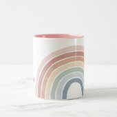 Waterverf Rainbow Teacher-waardering Tweekleurige Koffiemok (Center)