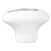 Waterverf Rainbow Unicorn bericht Keramische Knop (Zijkant)