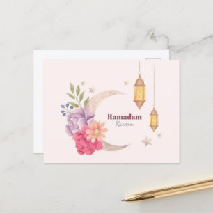 Waterverf Ramadan Kareem Briefkaart