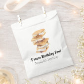 Waterverf Realistic S'mores 6e verjaardag Bedankzakje (Geknipt)