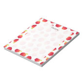 Waterverf Red Apple Pattern Notitieblok (Gedraaid)