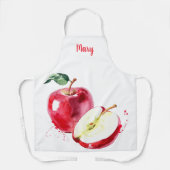 Waterverf Red Apple  Schort (Voorkant)