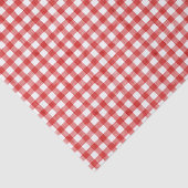 Waterverf Red Gingham Tissuepapier (Detail)