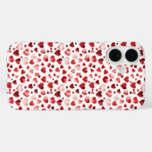 Waterverf Red Hearts Valentijnsdag Case-Mate iPhone Case (Achterkant (horizontaal))
