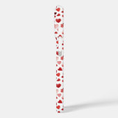 Waterverf Red Hearts Valentijnsdag Case-Mate iPhone Case (Achterkant / Links)