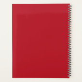Waterverf Red Plaid Planner (Achterkant)