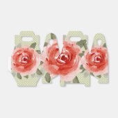 Waterverf Red Roses Floral Gable Bedankdoosjes (Uitgevouwen)