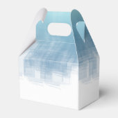 Waterverf Reflecties Bedankt Blauw2 ID774 Bedankdoosjes (Achterkant)