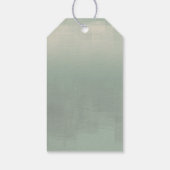 Waterverf Reflecties Bedankt Sage ID774 Cadeaulabel (Achterkant)