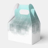 Waterverf Reflecties Dank u Blauwgroen V2 ID774 Bedankdoosjes (Achterkant)