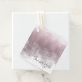 Waterverf Reflecties Dank u Mauve ID774 Bedankjes Labels (In situ)