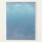 Waterverf reflecties Wedding Dusty Blue ID774 Planner (Achterkant)